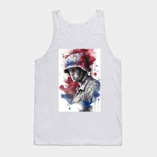 American World War Two Soldier Tank Top